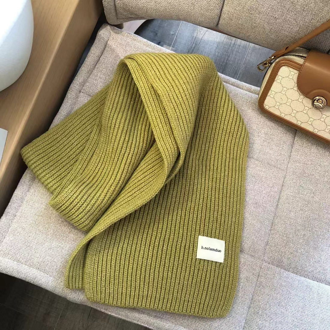 Strickschal, 20x160 cm, für Herbst und Winter