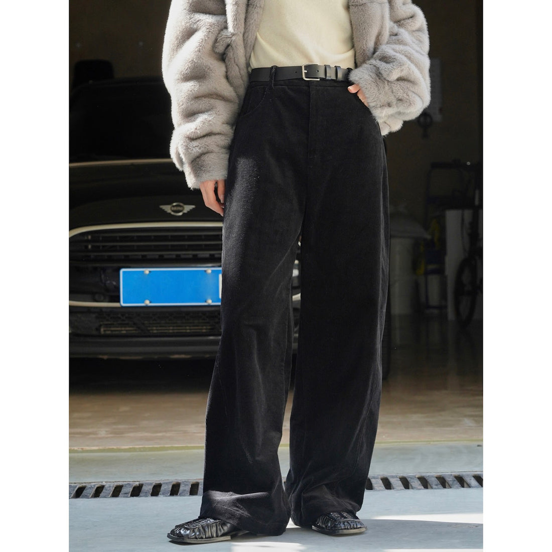 Lässige Cord-Freizeithose für Damen