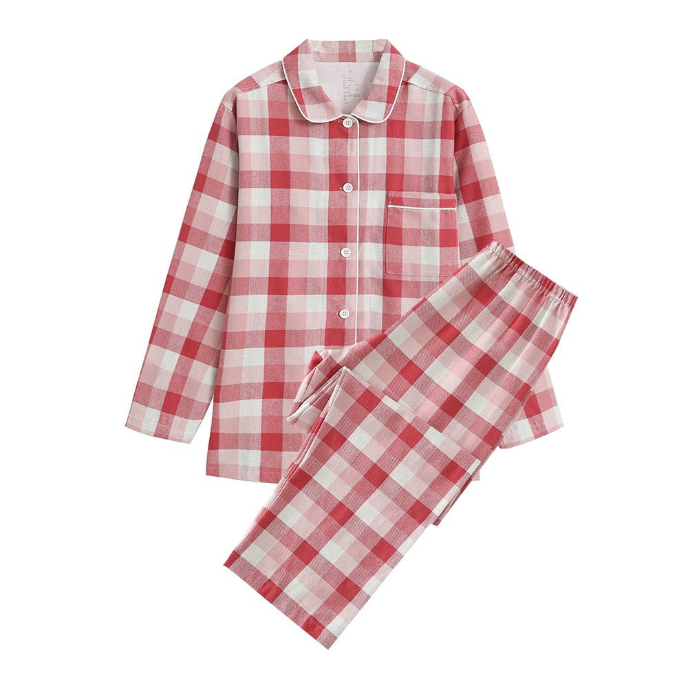 Baumwoll-Flanell-Schlafanzug im japanischen Stil