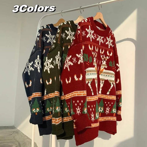 Lässiger Strickpullover für Herren