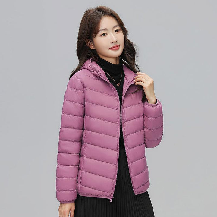 Leichte Daunenjacke mit Kapuze für Damen