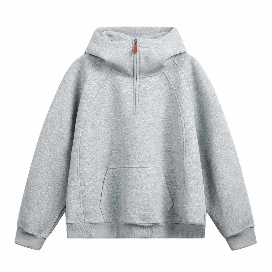 Unisex-Kapuzenpullover mit Reißverschluss