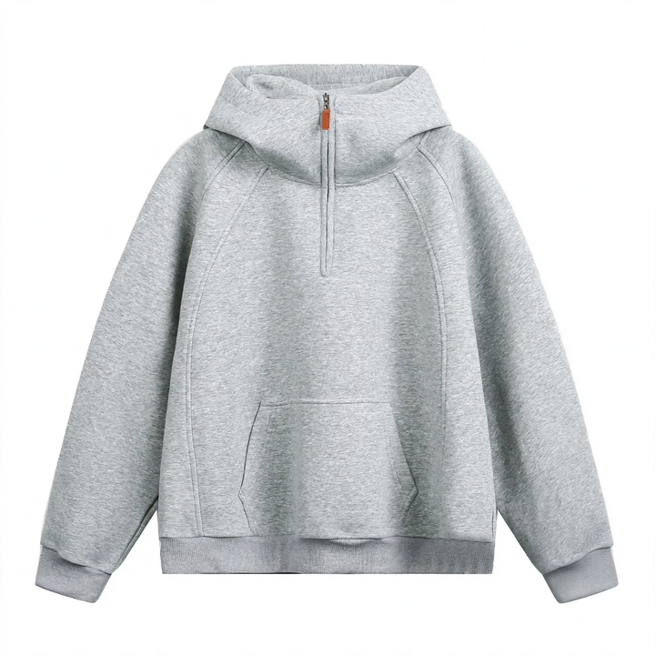 Unisex-Kapuzenpullover mit Reißverschluss