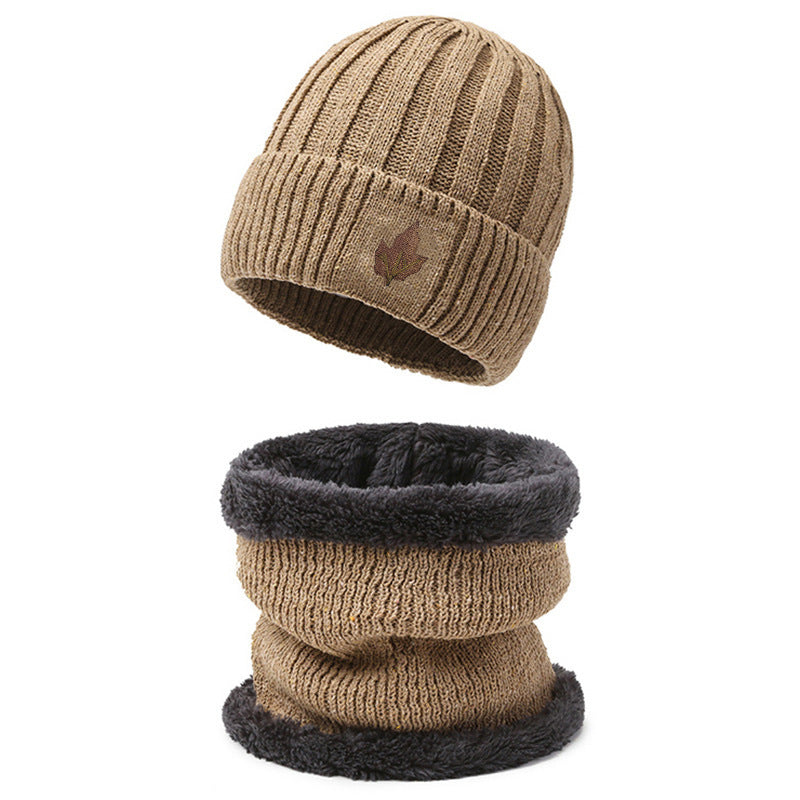 Strickmütze und Nackenschutz Set, gefüttert, für Herren