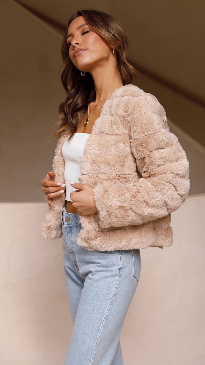 Echoarchiv | Luxus Damen Crop Jacke