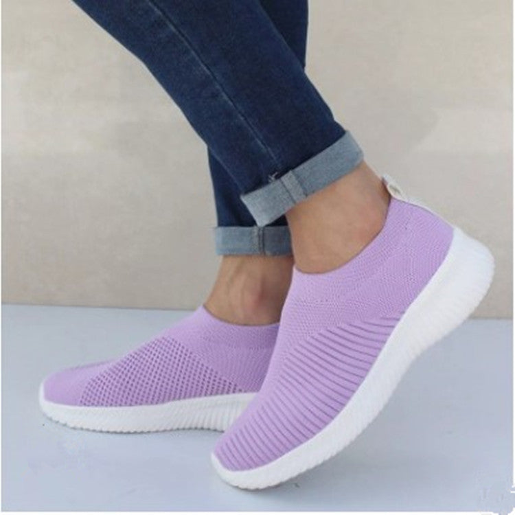 Unisex nan leichte gestrickte Slip-On Sneaker mit elastischem Einstieg und ergonomischer Einlegesohle Echo Archiv