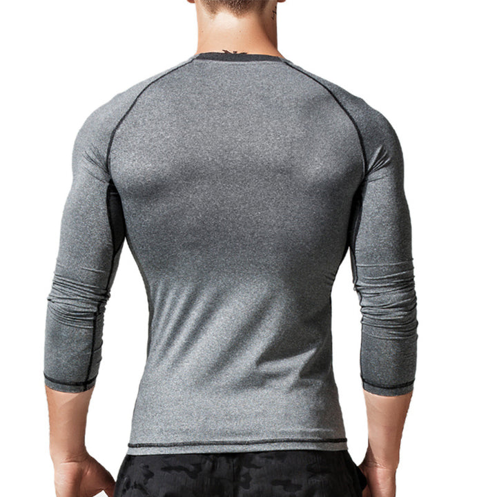 Herren Funktions-Langarmshirt mit atmungsaktivem Material und Slim-Fit Schnitt Echoarchiv