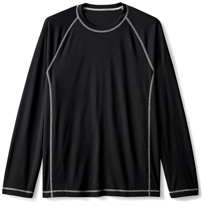 Herren Funktions-Langarmshirt mit atmungsaktivem Gewebe und modernem Schnitt Echoarchiv