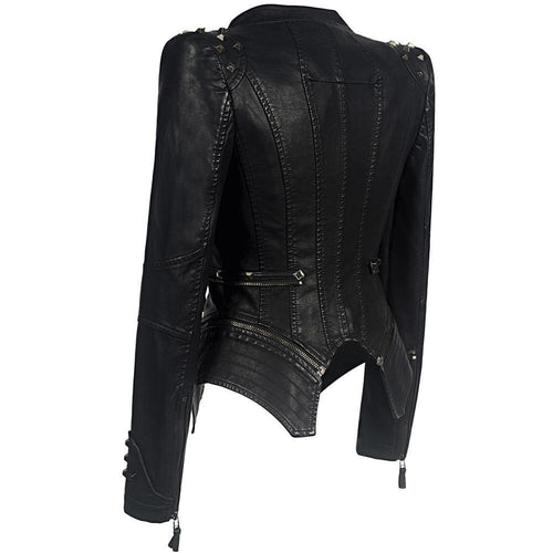 Echoarchiv | Bikerjacke für Damen Schlanke Passform