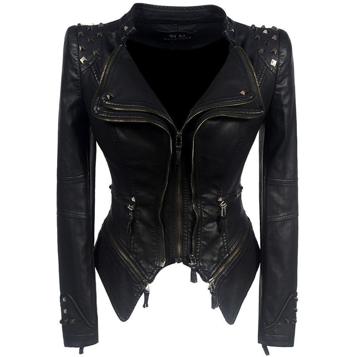 Echoarchiv | Bikerjacke für Damen Schlanke Passform