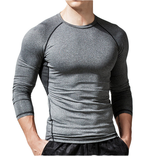 Herren Funktions-Langarmshirt mit atmungsaktivem Material und Slim-Fit Schnitt Echoarchiv