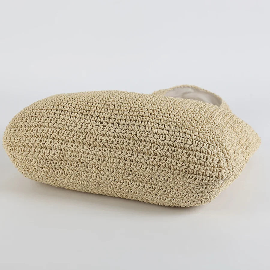 Echoarchiv | Marlene Elegante Stroh-Strandtasche