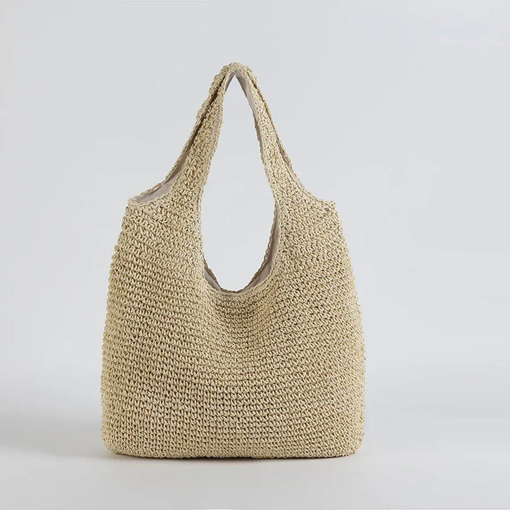 Echoarchiv | Marlene Elegante Stroh-Strandtasche