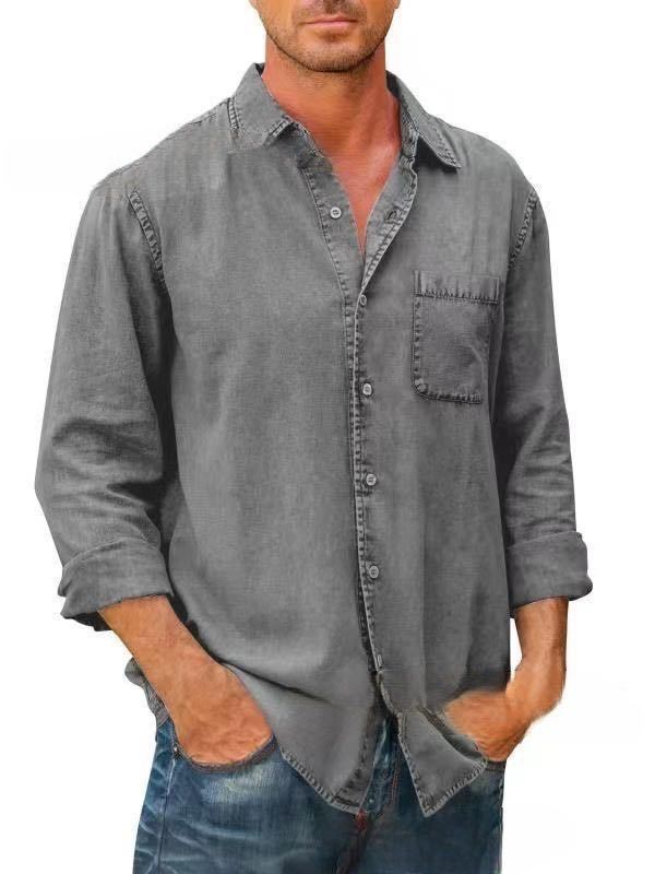 Herren-Denim-Hemd – Orvano