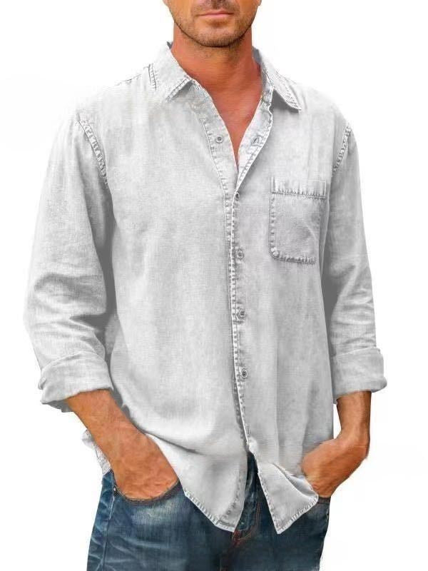 Herren-Denim-Hemd – Orvano