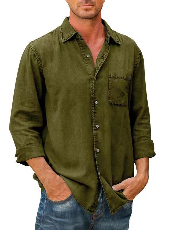 Herren-Denim-Hemd – Orvano