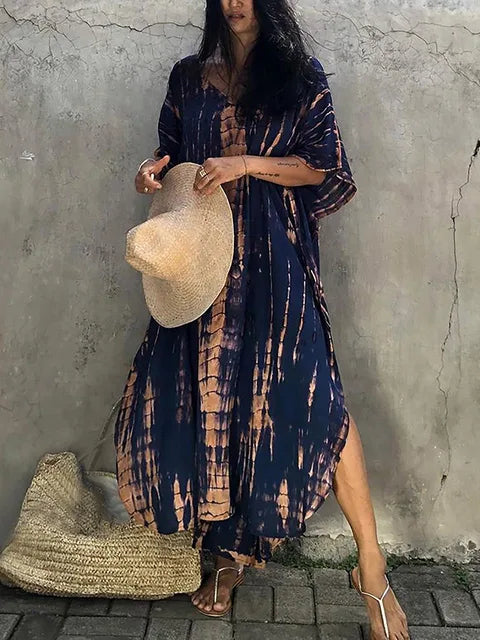 Echoarchiv | Sommer Kaftan Maxi Kleid
