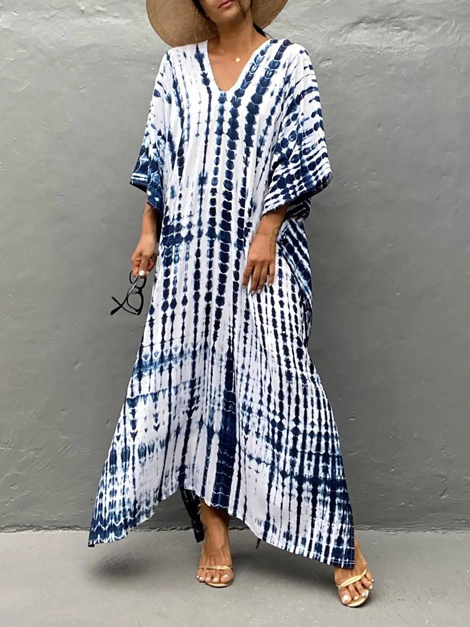Echoarchiv | Sommer Kaftan Maxi Kleid