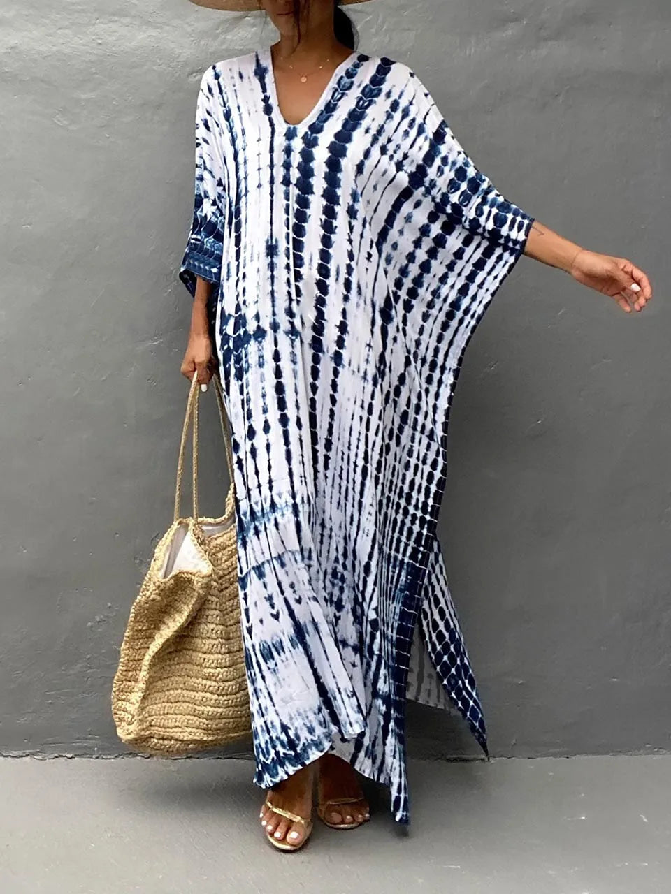 Echoarchiv | Sommer Kaftan Maxi Kleid