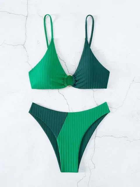 Echoarchiv | Echoarchiv | Push-Up-Bikini-Set mit Hoher Taille für Damen