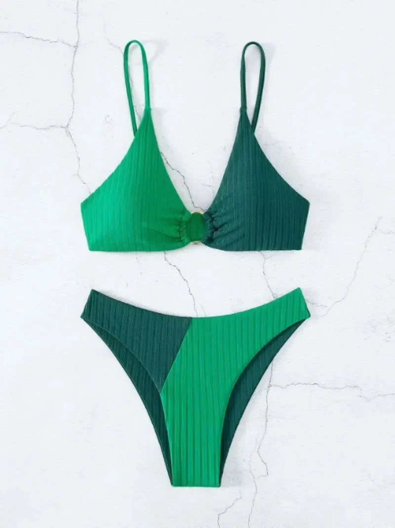 Echoarchiv | Echoarchiv | Push-Up-Bikini-Set mit Hoher Taille für Damen