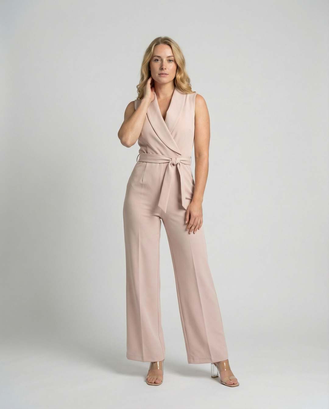 Echoarchiv | Jumpsuit Elegante Silhouette Aus Edlem Stoff