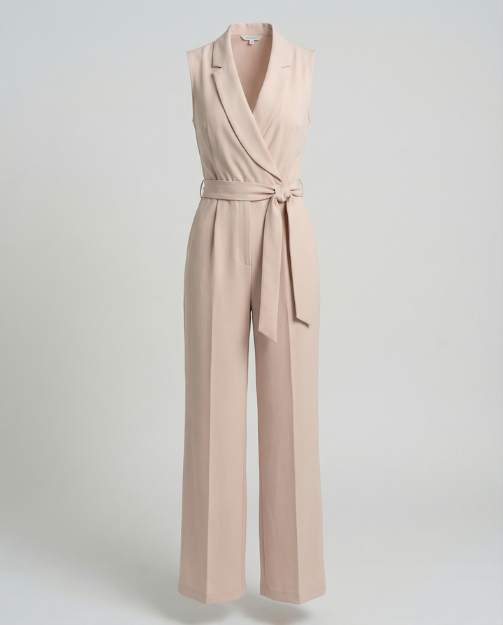 Echoarchiv | Jumpsuit Elegante Silhouette Aus Edlem Stoff