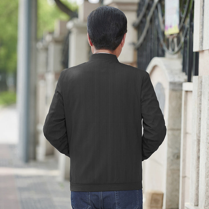 Herren lässige Freizeitjacke mit innovativem Schnitt Echoarchiv