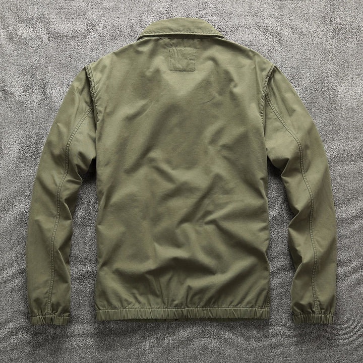 Herren Urbaner Zip-Sommerblouson aus technischem Twill mit verdecktem Reißverschluss Echoarchiv