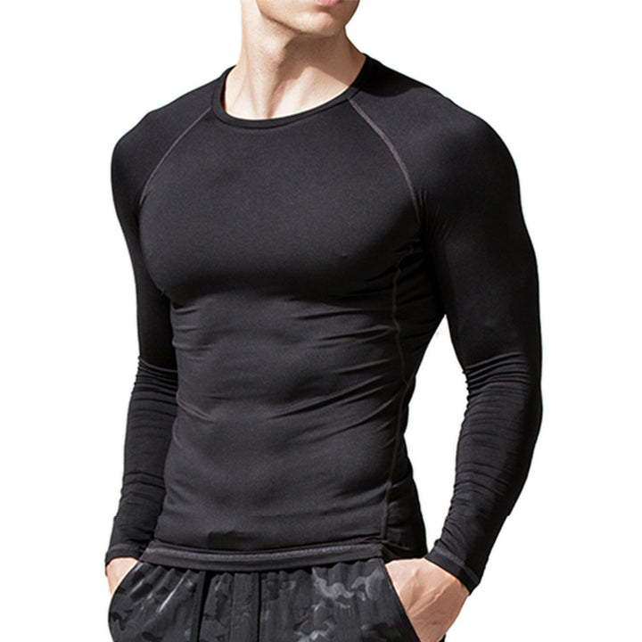 Herren Funktions-Langarmshirt mit atmungsaktivem Material und Slim-Fit Schnitt Echoarchiv