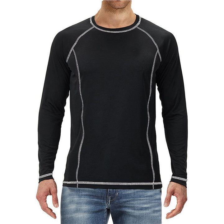 Herren Funktions-Langarmshirt mit atmungsaktivem Gewebe und modernem Schnitt Echoarchiv