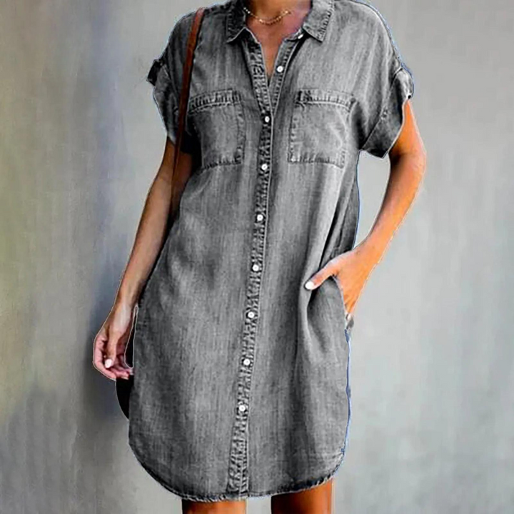 Echoarchiv | Elegantes Denim Kleid