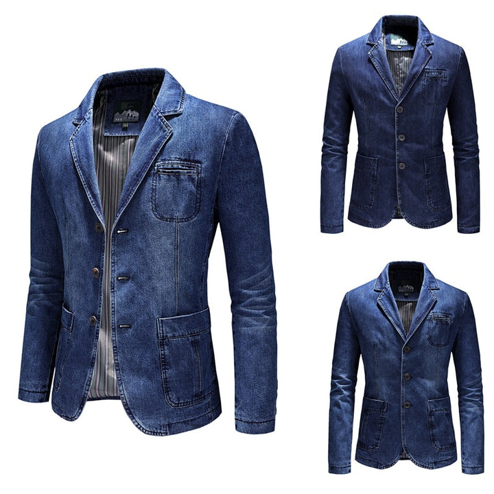 Herren Eleganter Jeansblazer Echo Archiv