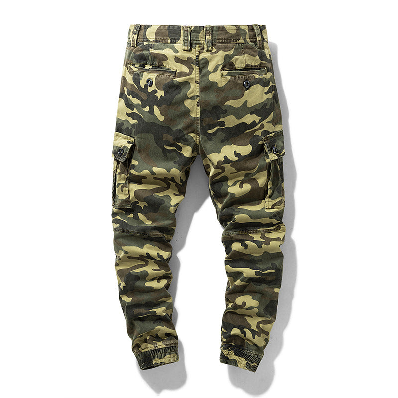 Herren Camouflage‑Cargo‑Jogger mit verstärkten Kniepartien und elastischem Knöchelabschluss Echo Archiv