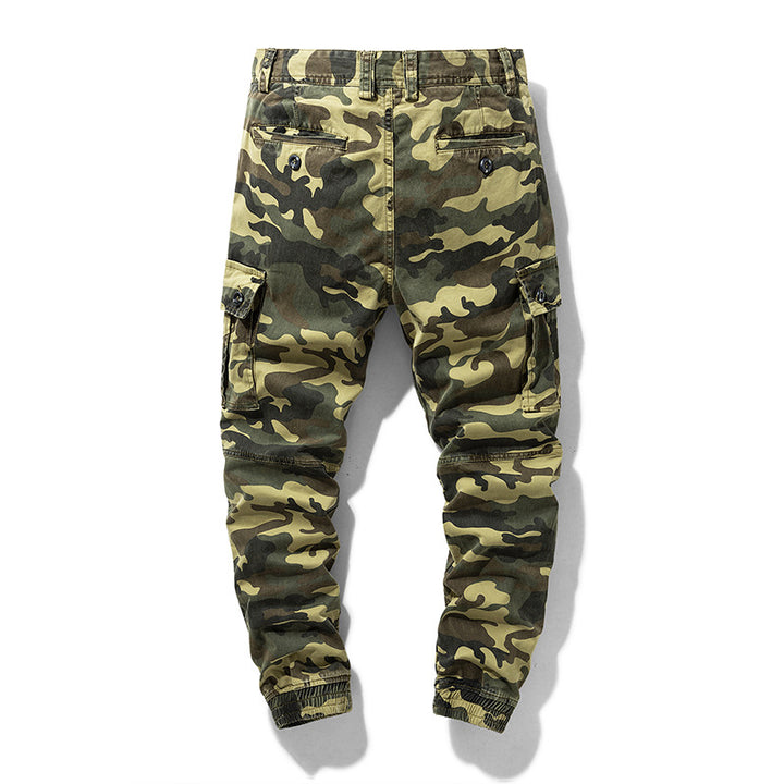 Herren Camouflage‑Cargo‑Jogger mit verstärkten Kniepartien und elastischem Knöchelabschluss Echo Archiv