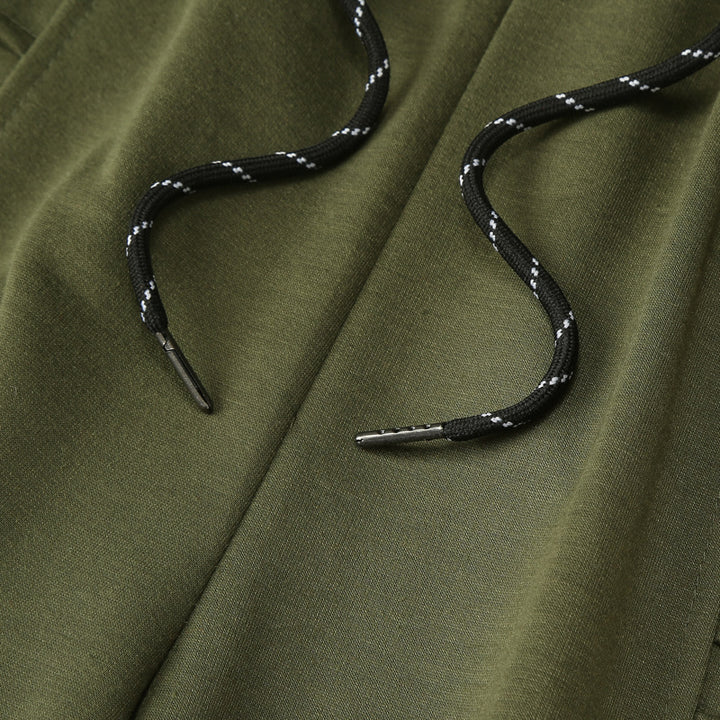 Herren Biker-Jogginghose mit gerippten Paneelen, schmaler Passform und elastischem Bund Echo Archiv