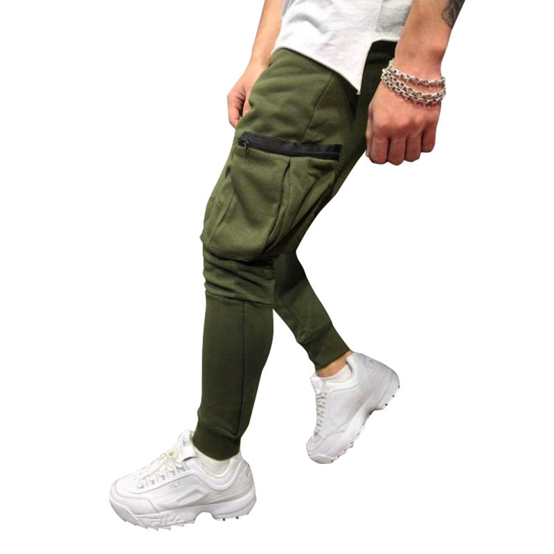 Herren modische Cargohose mit elastischem Bund und praktischen Taschen Echoarchiv