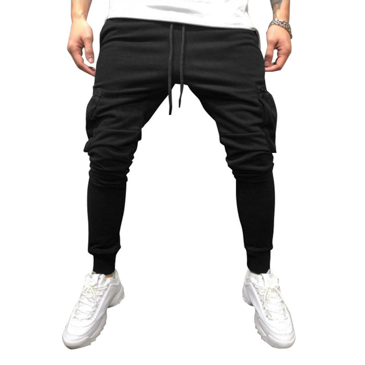 Herren modische Cargohose mit elastischem Bund und praktischen Taschen Echoarchiv
