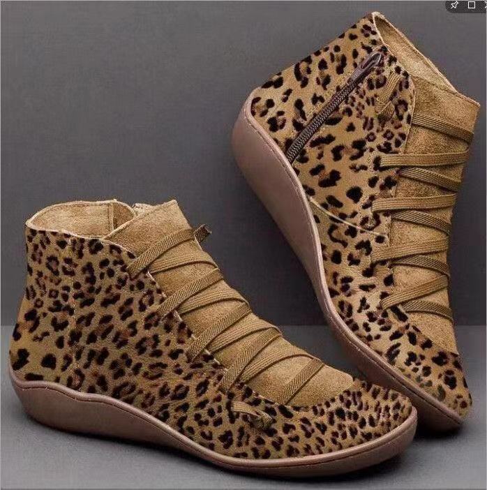 Damen nan knöchelhoher Softleder-Sneakerboot mit seitlichem Reißverschluss elastischer Zierschnürung und ergonomischer Komfortsohle Echo Archiv
