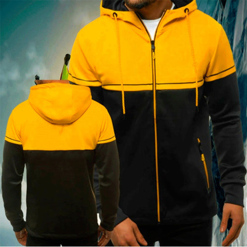 Herren Sportliche Kapuzenjacke mit innovativem Design und atmungsaktiven Einsätzen Echoarchiv