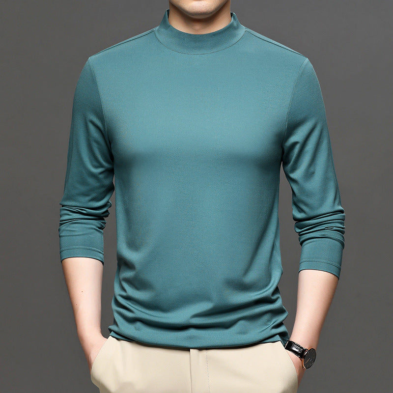 Herren hochwertiger Stehkragenpullover aus bequemem Material Echoarchiv