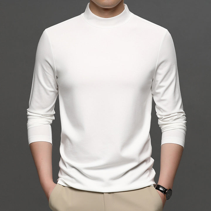 Herren hochwertiger Stehkragenpullover aus bequemem Material Echoarchiv
