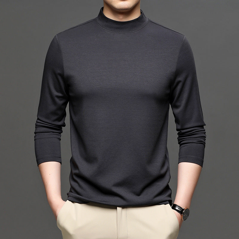 Herren hochwertiger Stehkragenpullover aus bequemem Material Echoarchiv
