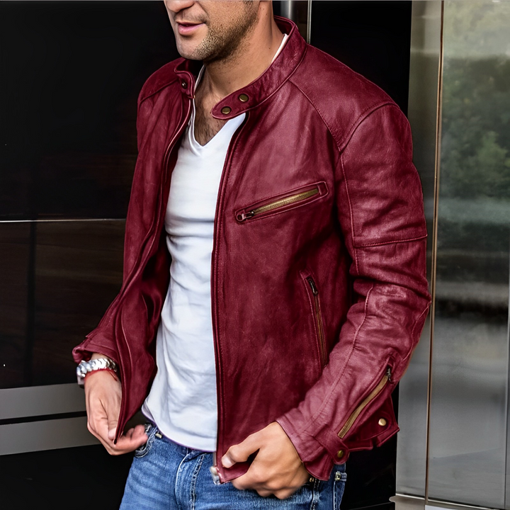 Echoarchiv | Elegante Lederjacke Alle Jahreszeiten