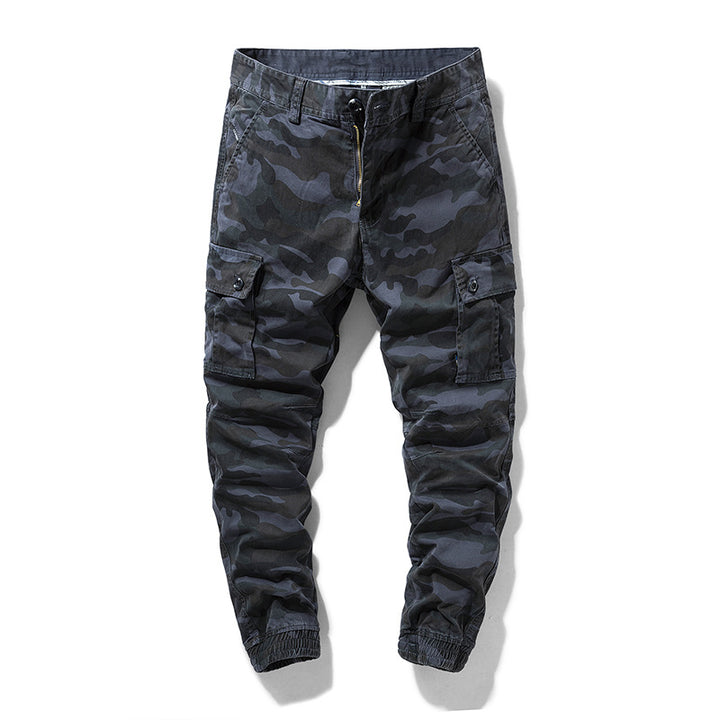 Herren Camouflage‑Cargo‑Jogger mit verstärkten Kniepartien und elastischem Knöchelabschluss Echo Archiv