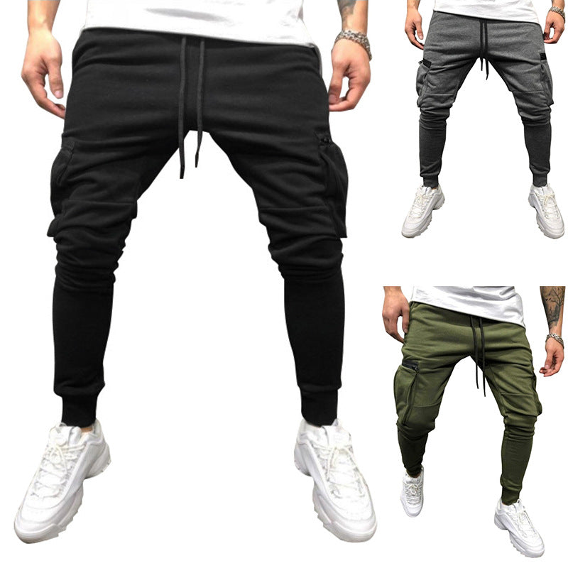 Herren modische Cargohose mit elastischem Bund und praktischen Taschen Echoarchiv
