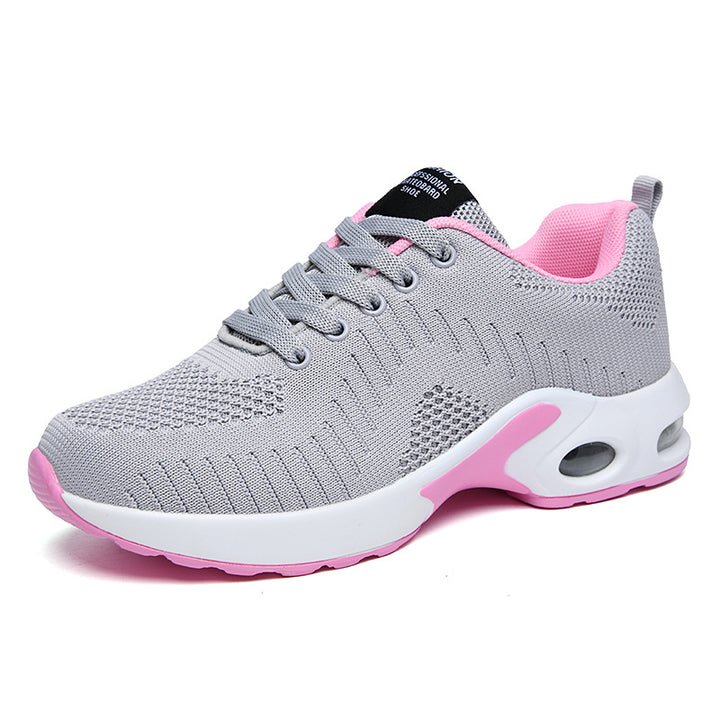 Damen nan leichte Strick-Fitnesssneaker mit sichtbarer Luftkammer-Dämpfung und viskoelastischer Innensohle Echo Archiv
