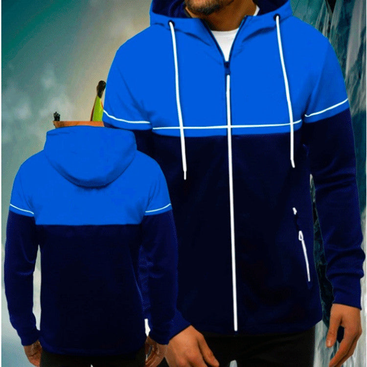 Herren Sportliche Kapuzenjacke mit innovativem Design und atmungsaktiven Einsätzen Echoarchiv
