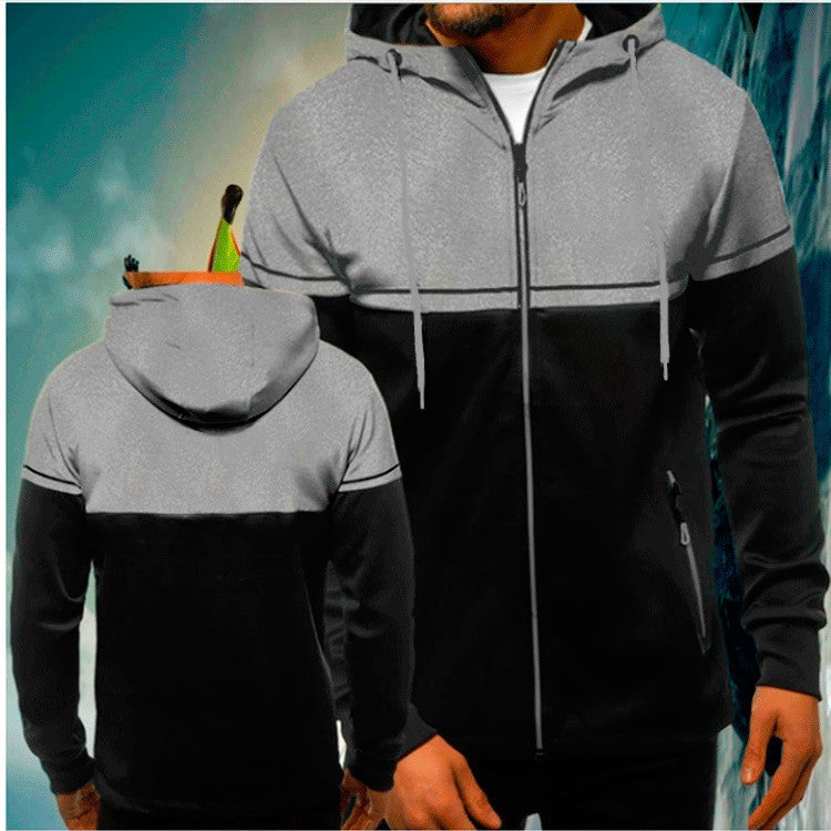 Herren Sportliche Kapuzenjacke mit innovativem Design und atmungsaktiven Einsätzen Echoarchiv