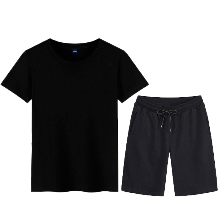 Herren Sportliches T-Shirt und Shorts Set Echoarchiv